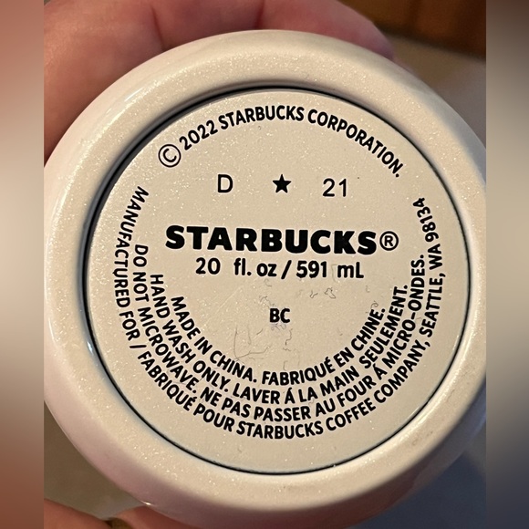 STARBUCKS Two items 2022 Limited Edition water bottle & Turquoise Cup - Picture 3 of 15